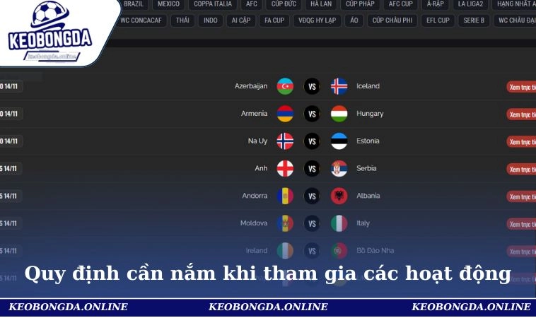 Điều Khoản Sử Dụng 2 Quy định cần nắm khi tham gia các hoạt động