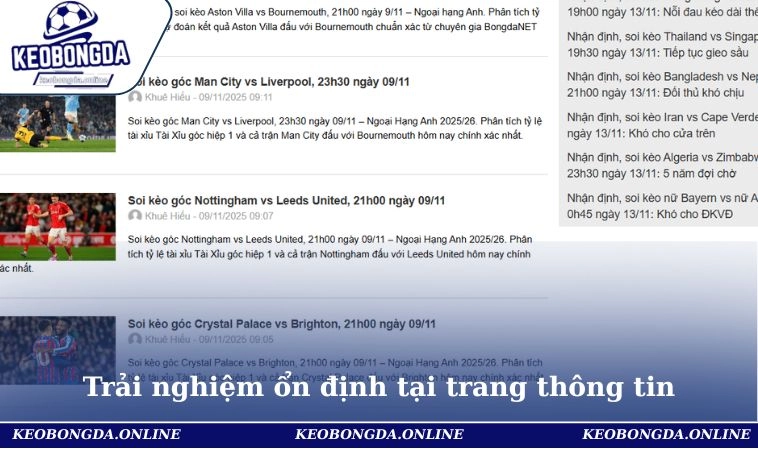 Kèo Phạt Góc - Luôn Mang Đến Nhiều Thông Tin Giá Trị 2 Trải nghiệm ổn định tại trang thông tin