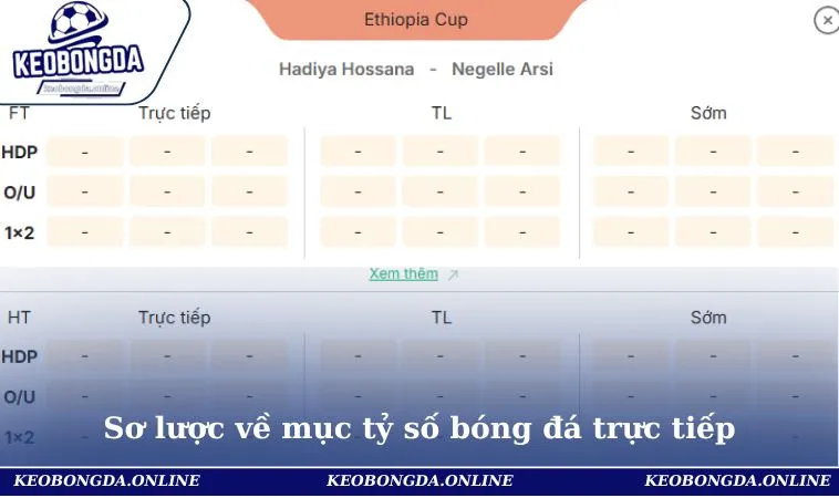 Livescore 1 Sơ lược về mục tỷ số bóng đá trực tiếp